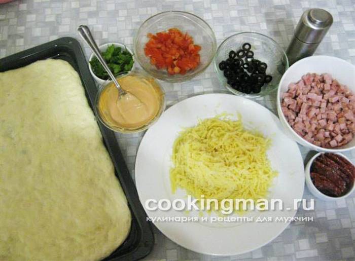 рецепт піци