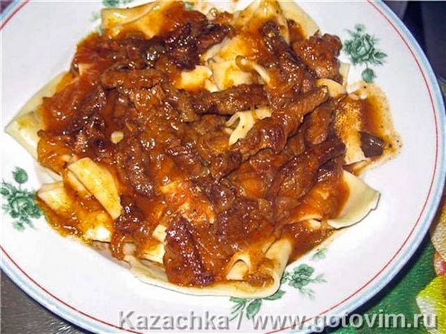 Бешбармак XXI століття . Фотографія рецепта