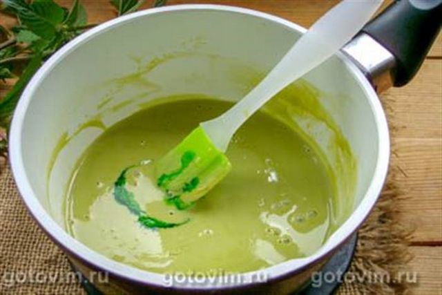 М'ятне морозиво