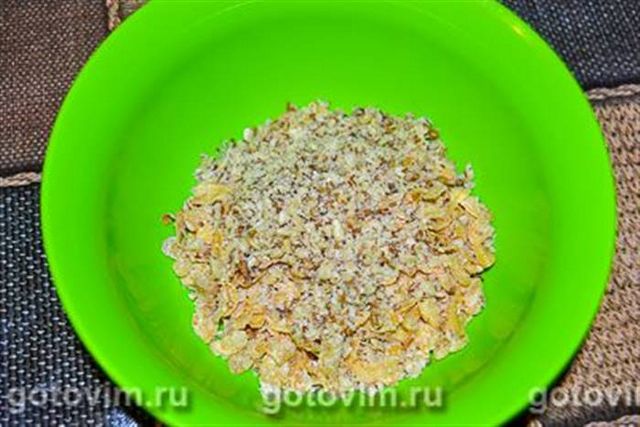 Десерт &laquo;Ялинові шишки&raquo; з пластівців (без випічки)