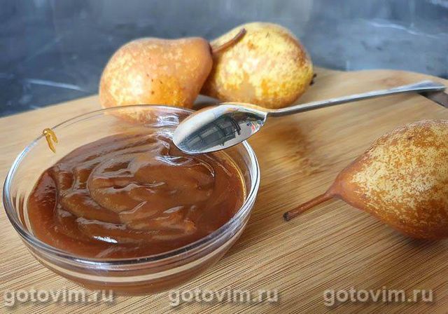 Грушева карамель. Фотографія рецепта