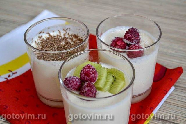 Желе з ряжанки. Фотографія рецепта