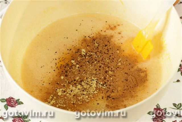 Десерт із гарбуза (гарбузове суфле з вершками)