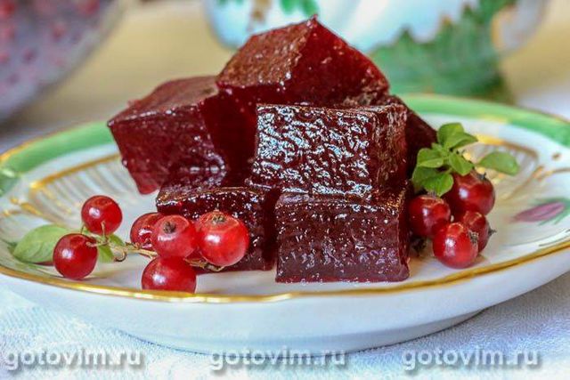 Мармелад із червоної смородини. Фотографія рецепта