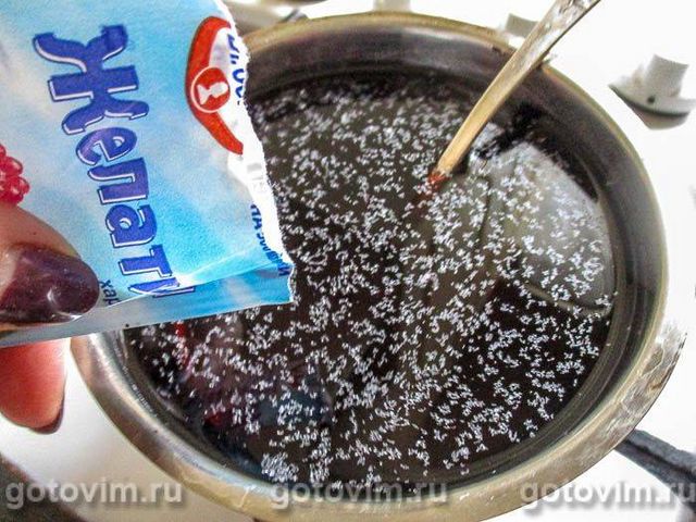 Панакота з шоколадом і гранатом