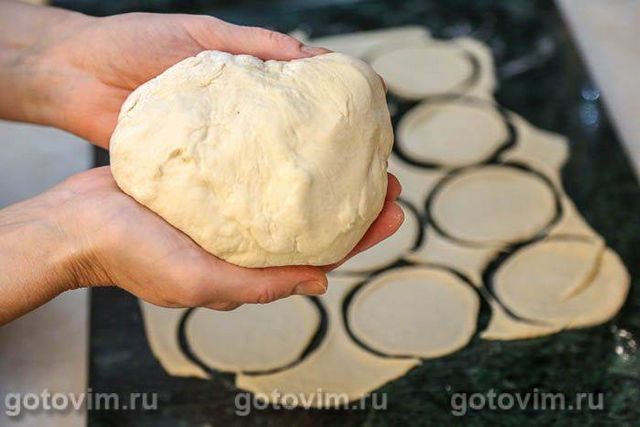 Вареники з гарбузом і м'ясом